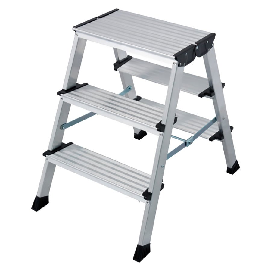 euroline 20578 Alu - Klapptritt, beidseitig begehbar - Topleiter