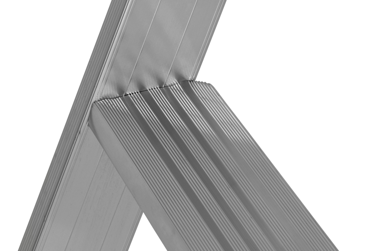 Stufenstehleiter 8226 mit Plattform und Rollen, einseitig begehbar - Topleiter