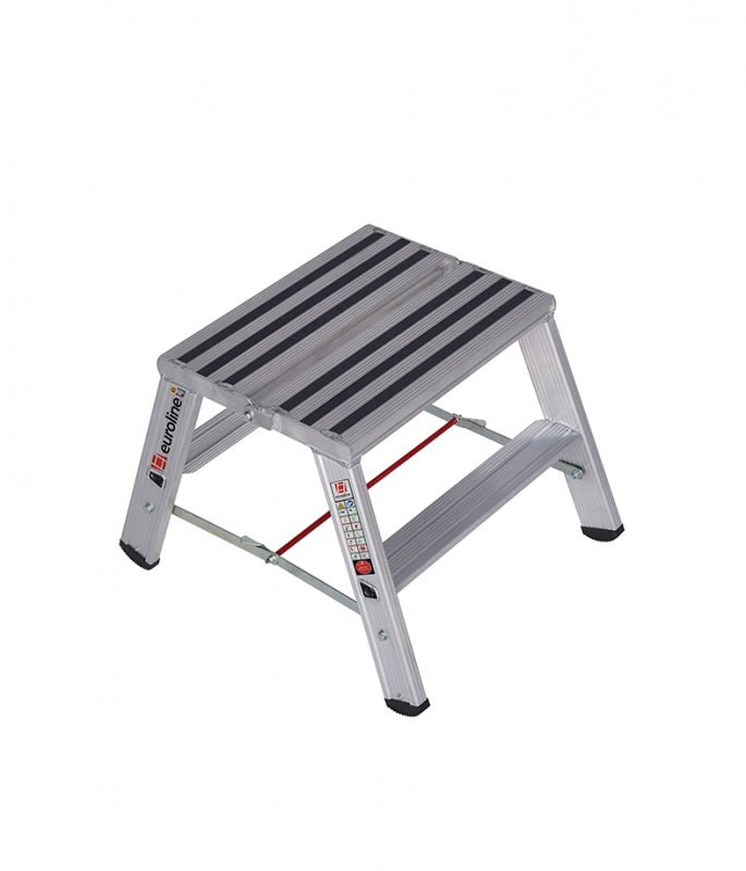 euroline PREMIUM line DIY Alu - Stufentritt, beidseitig 30581 - Topleiter