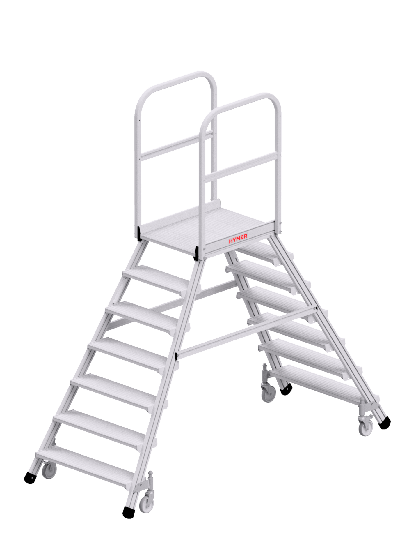 Hymer Podesttreppe 6189 fahrbar, beidseitig begehbar - Topleiter