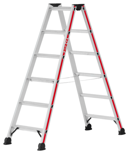 Hymer Stufenstehleiter 4024, beidseitig begehbar - Topleiter