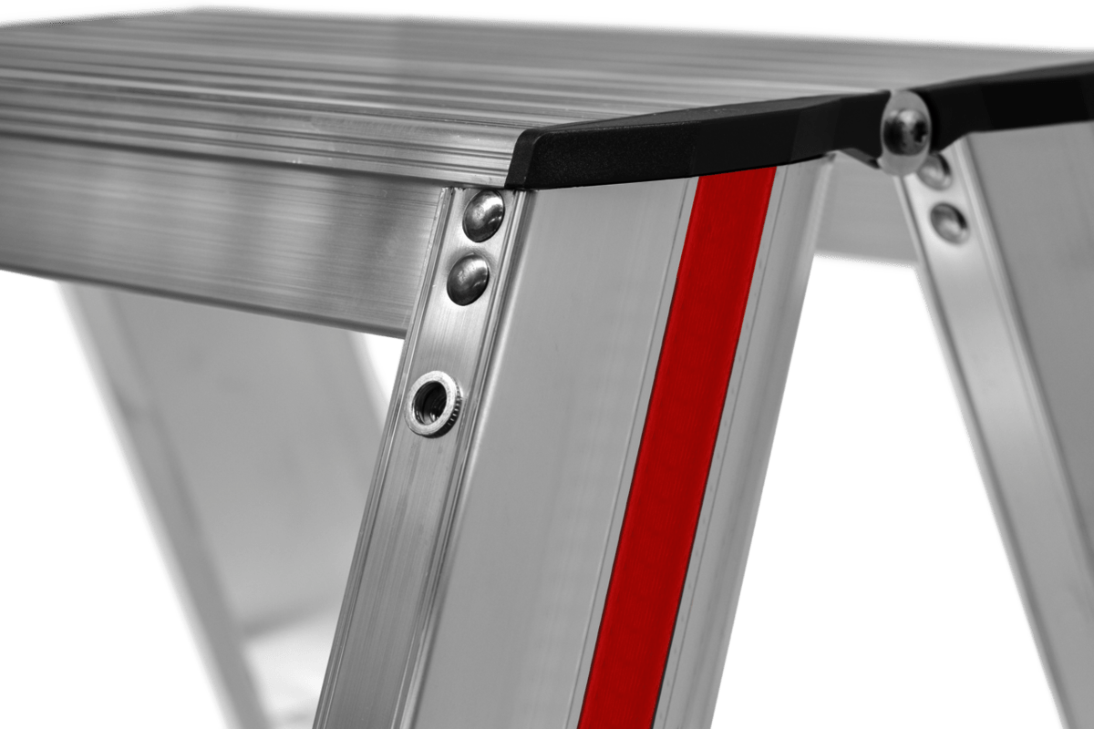 Hymer Stufenstehleiter 6024, beidseitig begehbar - Topleiter