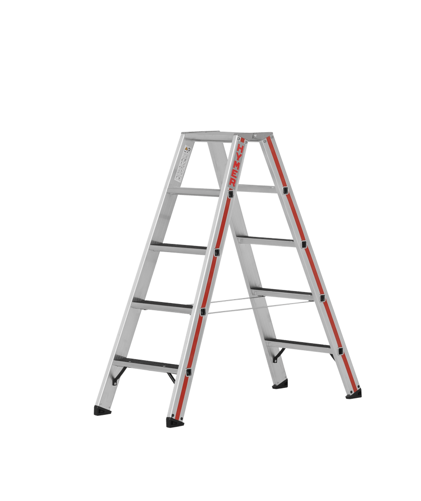 Stufenstehleiter 8624 R13, beidseitig begehbar - Topleiter