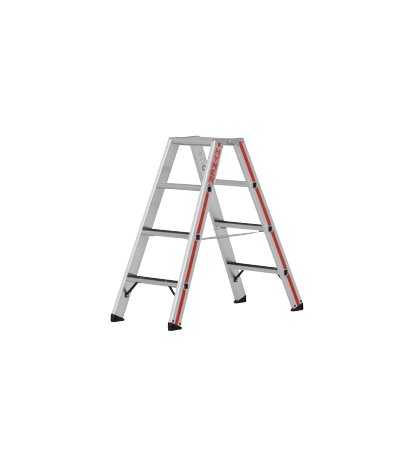 Stufenstehleiter 8624 R13, beidseitig begehbar - Topleiter